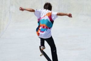 2020 Tokyo Olimpiyat Oyunları'nda kaykay branşında erkekler sokak disiplin yarışında