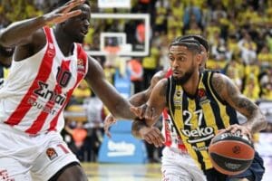 THY Avrupa Ligi play-off &ccedil;eyrek finalinde Olympiakos ile Fenerbah&ccedil;e Beko