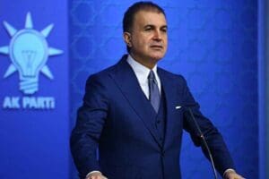 AK Parti S&ouml;zc&uuml;s&uuml; &Ouml;mer &Ccedil;elik, HDP Diyarbakır Milletvekili Garo Paylan'ın