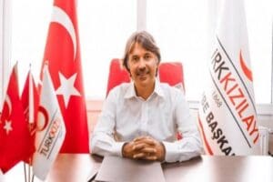 T&uuml;rk Kızılayı Konak Şube Başkanı &Ouml;m&uuml;r Şanlı milletvekili adaylığı i&ccedil;in
