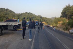 Muğla'da &Ouml;zg&uuml;r Dağ (25) ile Sevgi K. (40), otomobilde bı&ccedil;aklanarak