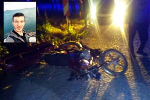 MANİSA'nın Salihli ilçesinde otomobilin çarptığı motosikletin sürücüsü Ali Canıtez (28),