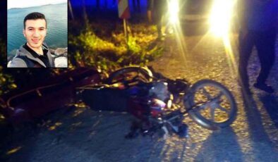 Otomobilin çarptığı motosikletin sürücüsü öldü