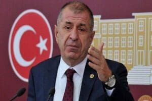 Zafer Partisi Genel Başkanı &Uuml;mit &Ouml;zdağ, partisinin Cumhurbaşkanı adayının Mansur