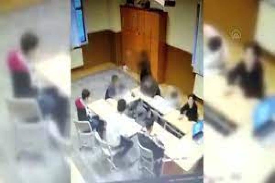 İstanbul Esenler'deki &ouml;zel erkek &ouml;ğrenci yurdunda &ouml;ğrencilere şiddet uyguladığı gerek&ccedil;esiyle