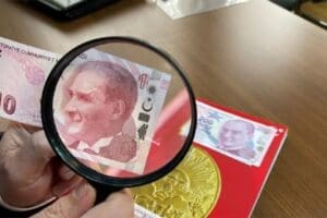 Banknotlar &uuml;zerinde silinen bazı rakamların kimyasal maddelerle yok edildiği ortaya