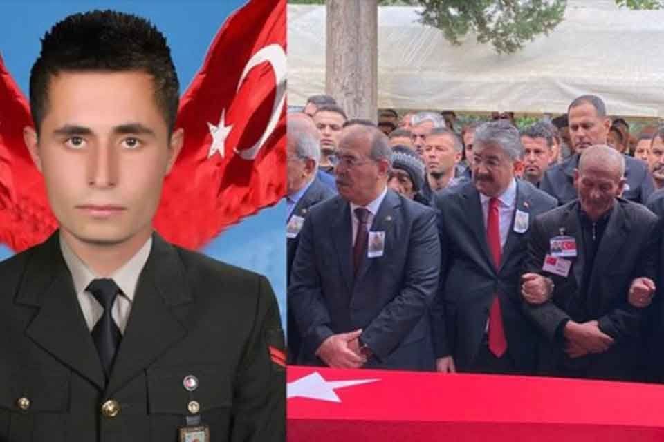 Irak'ın kuzeyindeki Pen&ccedil;e-Kilit Operasyonu b&ouml;lgesinde şehit olan Piyade Uzman &Ccedil;avuş