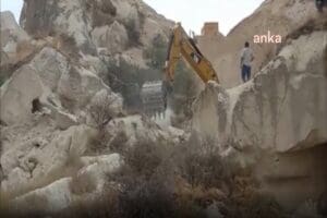 UNESCO D&uuml;nya K&uuml;lt&uuml;r Mirası Listesi'nde bulunan Kapadokya'da milyonlarca yılda oluşmuş