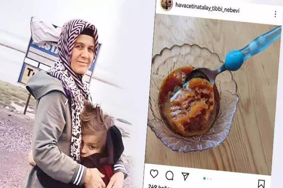 Sosyal medya hesabından alternatif tıp tavsiyeleri veren Hava &Ccedil;etin Atalay,