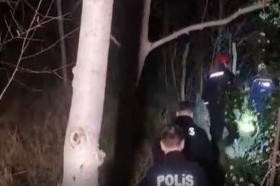 Kocaeli'de pizzacıya gitmek isterken ormanlık alanda kaybolan kişiye, AFAD ve