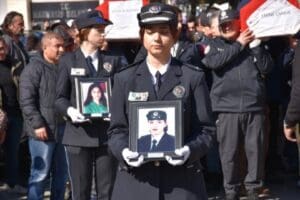 "Asrın felaketi" olarak nitelenen Kahramanmaraş merkezli depremlerde yaşamını yitiren polis