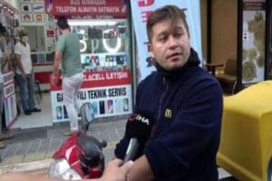 Kurye Cihan Aksu, 'G&ouml;revi yaptırmamak i&ccedil;in direnme' su&ccedil;undan yargılandığı davada