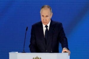 Rusya Devlet Başkanı Vlamidir Putin, Federal Meclis&rsquo;in &uuml;yelerine hitaben bir