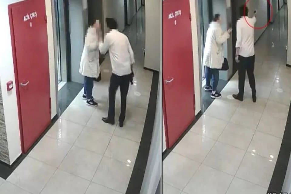 K&acirc;ğıthane&rsquo;de Emrah E. bir rezidansın otoparkında kız arkadaşı S.B.'yi darbedip
