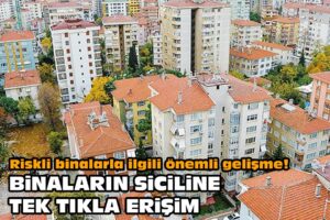 Tapu ve Kadastro Genel Müdürü Mehmet Zeki Adlı, riskli yapılar