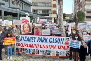 İzmir depreminde 38 kişinin yaşamını yitirdiği Rıza Bey Apartmanının bulunduğu