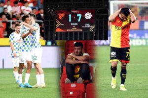 SPOR Toto Süper Lig’in 35’inci haftasında küme düşmesi kesinleşen Göztepe,