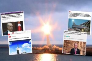 Yeni&nbsp;balistik f&uuml;ze&nbsp;Tayfun'un&nbsp;Yunanistan'daki ilk hedefini yazan&nbsp;Yunan medyası, 'T&uuml;rkiye&nbsp;1000 kilometre menzilli balistik