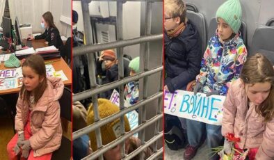 Rusya'da savaşa hayır diyen çocuklar gözaltına alındı