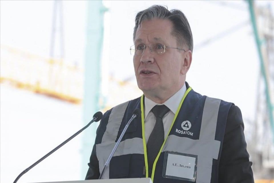 Rusya Devlet Atom Enerjisi Kurumu Rosatom'un Genel M&uuml;d&uuml;r&uuml; Aleksey Liha&ccedil;ev,