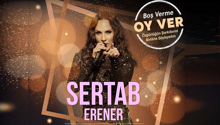 İzmir’de Sertab Erener ile sandığa çağrı: “Boş vermeyeceğiz oy vereceğiz”