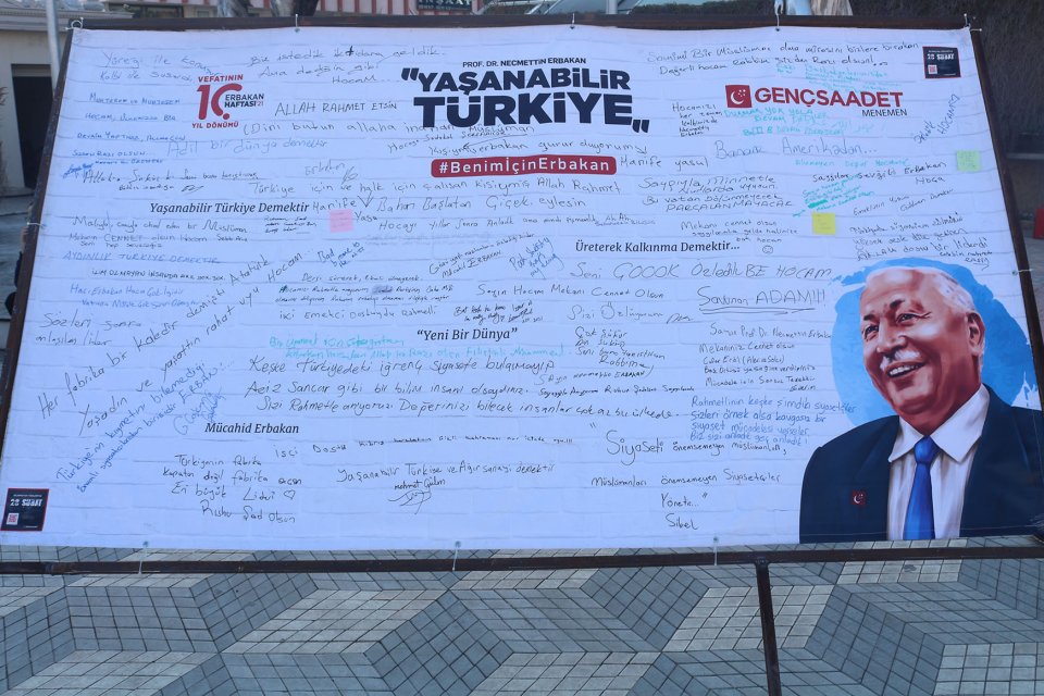 Saadet Partisi İzmir İl Gen&ccedil;lik Kolları, Milli G&ouml;r&uuml;ş lideri ve