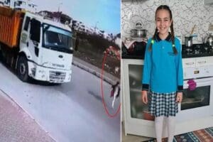 Antalya'nın Serik il&ccedil;esinde k&ouml;pekten ka&ccedil;arken yolda kamyonun &ccedil;arpmasıyla ağır yaralanıp,