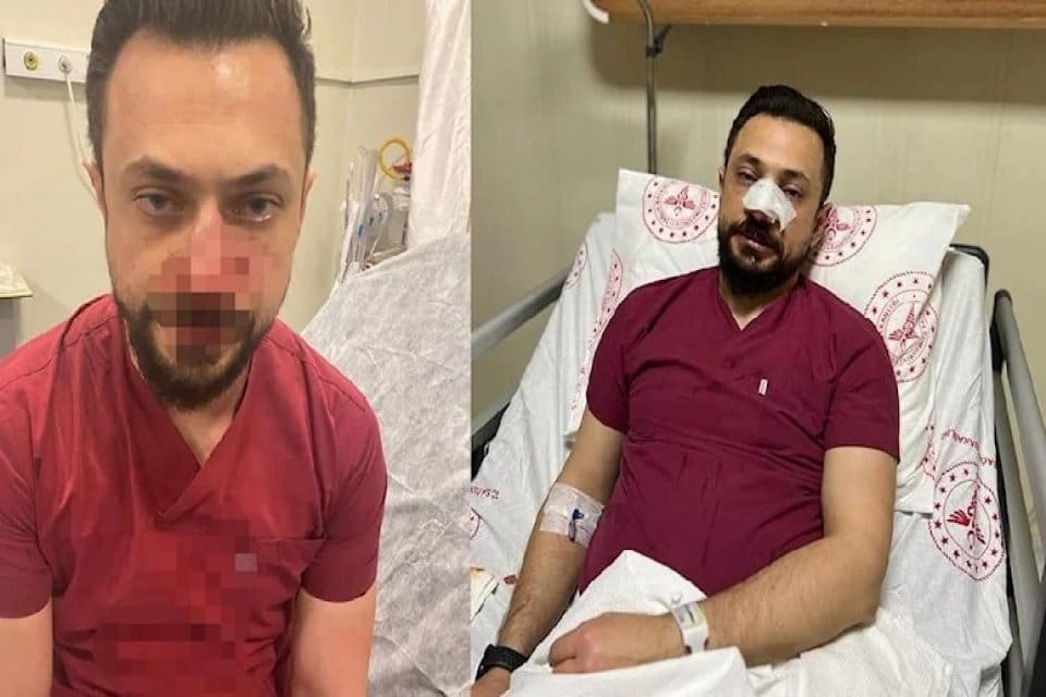Şanlıurfa&rsquo;da Eğitim ve Araştırma Hastanesi acil servisinde sıra y&uuml;z&uuml;nden &ccedil;ıkan