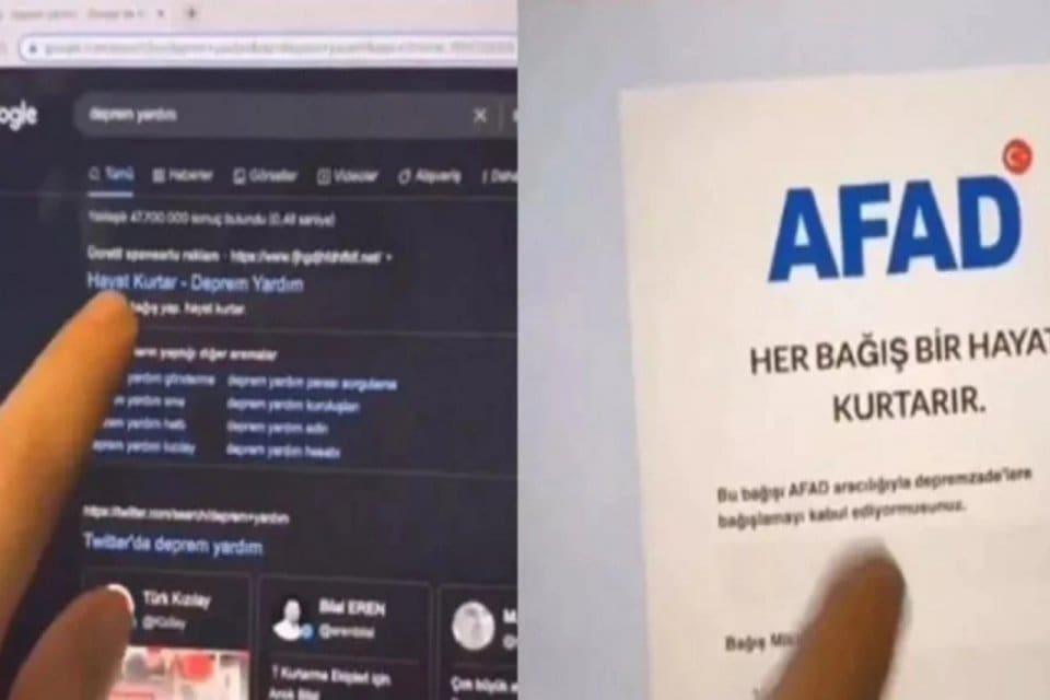 T&uuml;m T&uuml;rkiye, Kahramanmaraş'taki depremlerin ardından b&ouml;lge i&ccedil;in yardım seferberliğine başlarken,