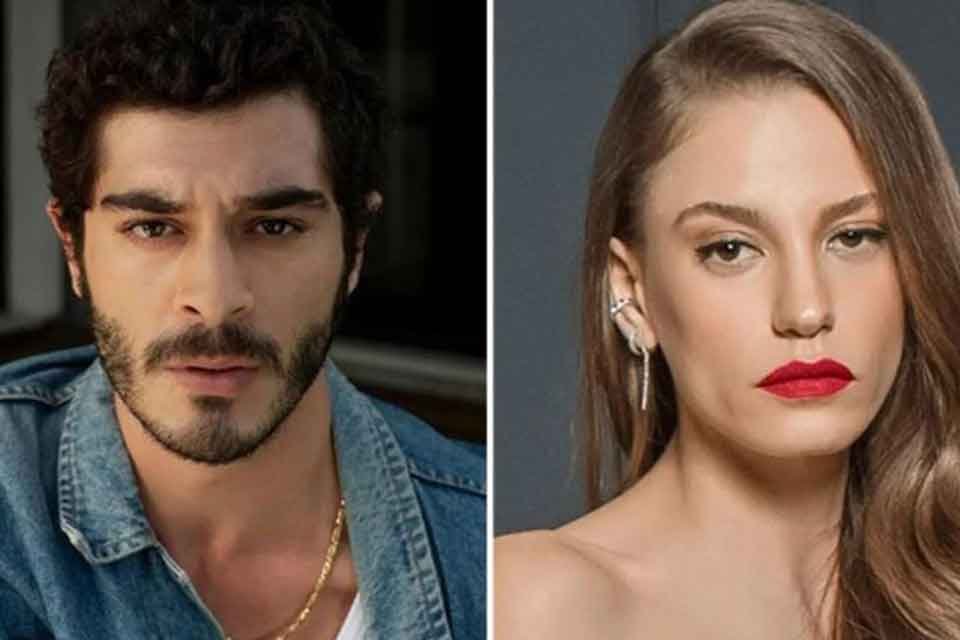 &Uuml;nl&uuml; oyuncu Serenay Sarıkaya, Şahmaran dizisindeki partneri Burak Deniz'le aşk