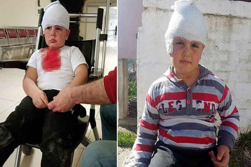 İZMİR'in Bayraklı il&ccedil;esinde komşusunun bah&ccedil;esine giden H&uuml;seyin &Ccedil;ınar Avcı (6),