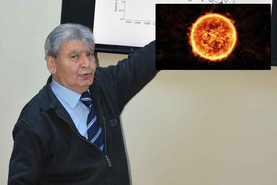 İZMİR'de Dokuz Eyl&uuml;l &Uuml;niversitesi (DE&Uuml;) &ouml;ğretim &uuml;yesi, iklim bilimci Prof.