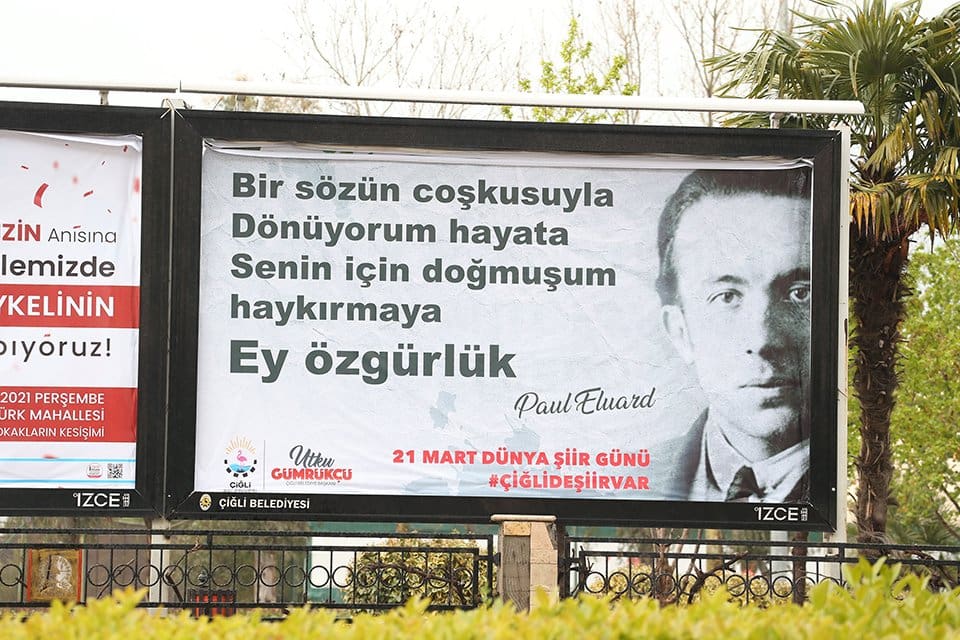 &Ccedil;iğli Belediyesi tarafından, 21 Mart D&uuml;nya Şiir G&uuml;n&uuml; etkinlikleri kapsamında