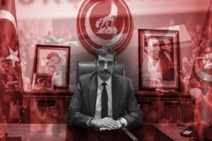 Eski &Uuml;lk&uuml; Ocakları Genel Başkanı Sinan Ateş'in başkentte sokak ortasında