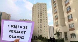 Avcılar'da sitede oturanlar kendilerine sorulmadan ve genel kurul toplantısı d&uuml;zenlenmeden