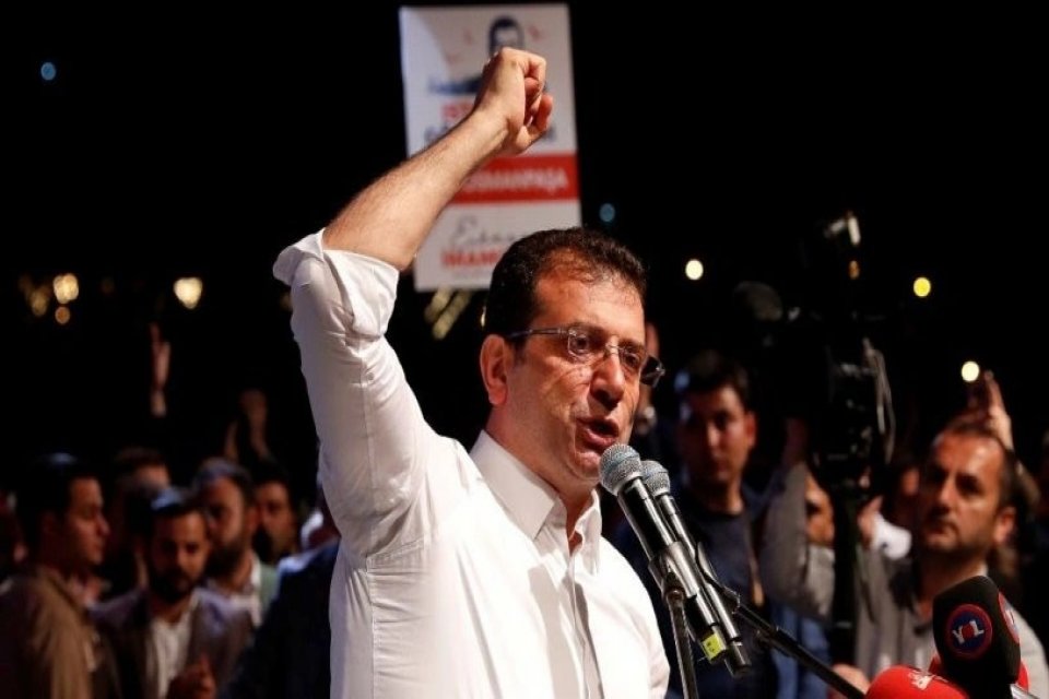 İstanbul B&uuml;y&uuml;kşehir Belediye (İBB) Başkanı Ekrem İmamoğlu'nun Y&uuml;ksek Se&ccedil;im Kurulu