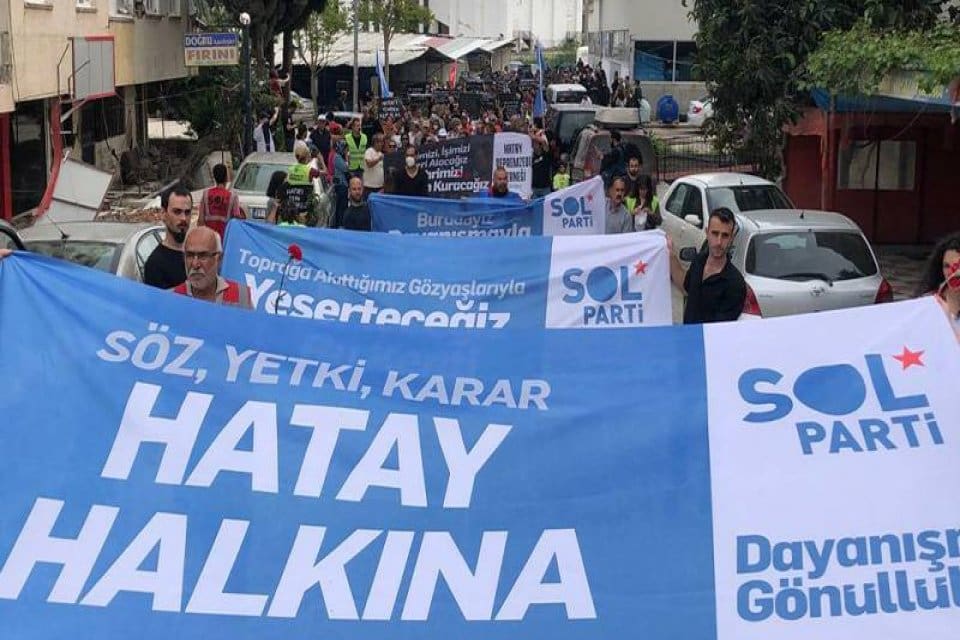 SOL Parti, 11 kentte b&uuml;y&uuml;k yıkıma neden olan ve resmi