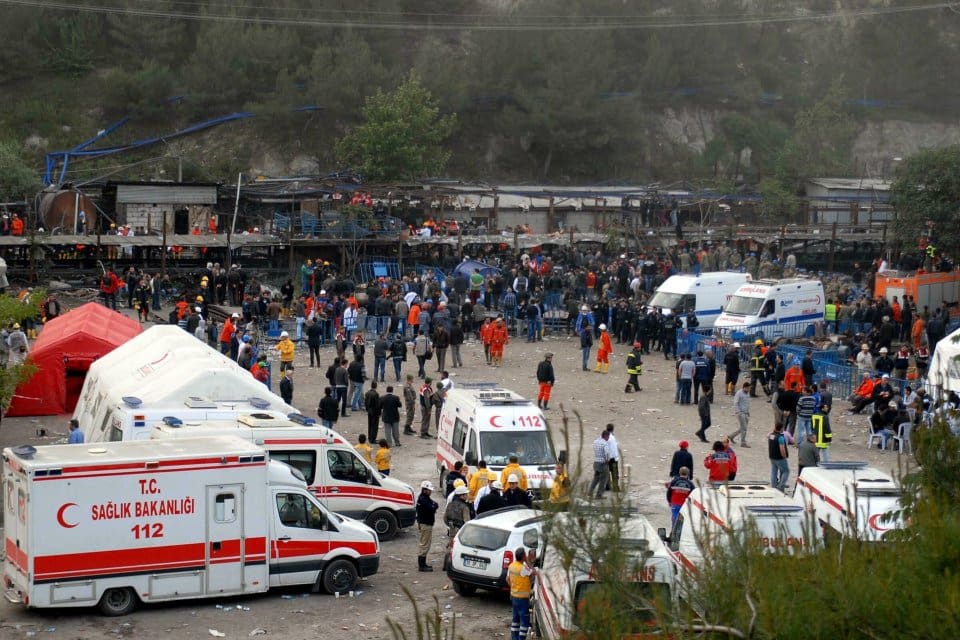 Bartın'ın Amasra il&ccedil;esinde 41 iş&ccedil;inin hayatını kaybettiği maden kazası, Soma