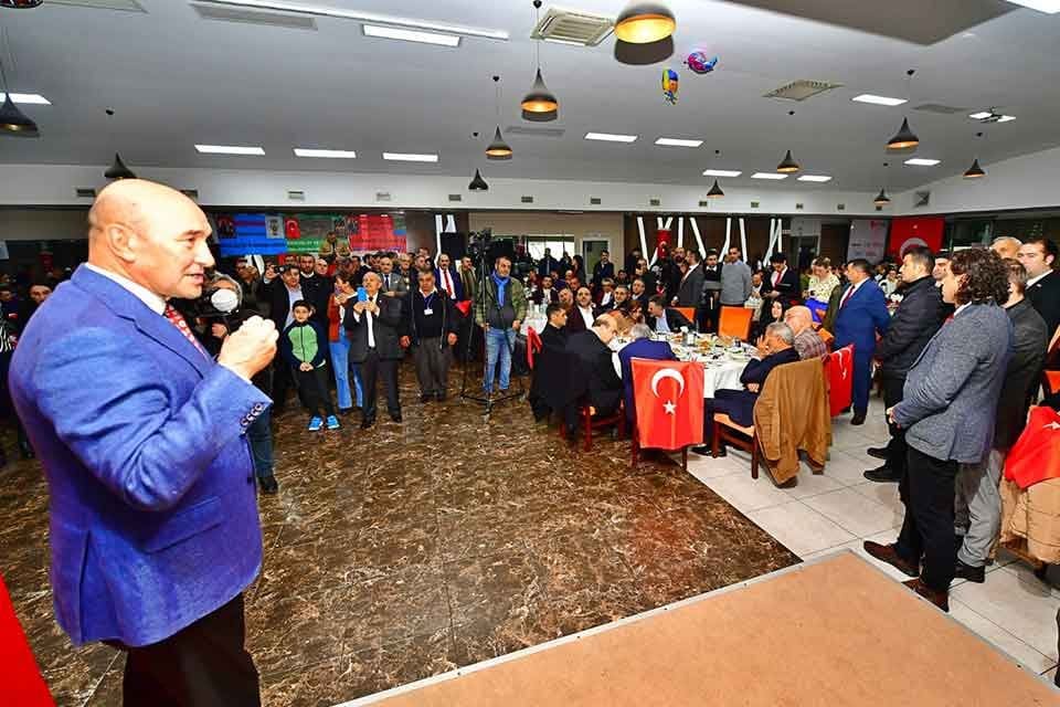 İzmir B&uuml;y&uuml;kşehir Belediye Başkanı Tun&ccedil; Soyer, Erzurum Demokrat Dernekler Federasyonu