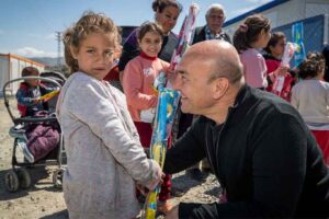 İzmir Büyükşehir Belediye Başkanı Tunç Soyer, Hatay Antakya Koordinasyon Merkezi'nde