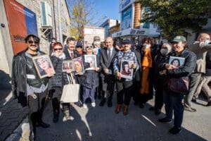 İzmir B&uuml;y&uuml;kşehir Belediye Başkanı Tun&ccedil; Soyer, 25 Kasım Kadına Y&ouml;nelik