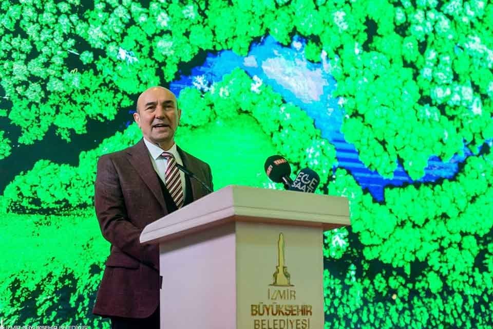 İzmir B&uuml;y&uuml;kşehir Belediye Başkanı Tun&ccedil; Soyer&rsquo;in kuraklıkla m&uuml;cadele vizyonuyla şekillenen