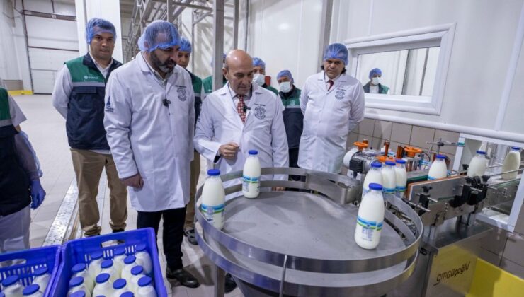 Soyer tuşa bastı! Süt İşleme Fabrikası üretime başladı