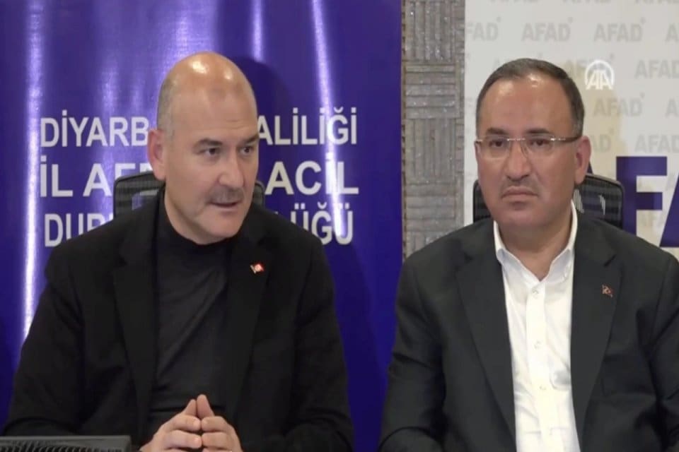İ&ccedil;işleri Bakanı S&uuml;leyman Soylu ve Adalet Bakanı Bekir Bozdağ, Diyarbakır