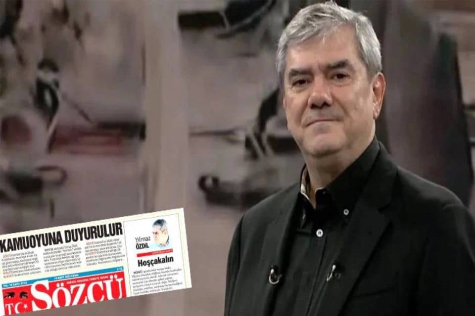 S&ouml;zc&uuml; gazetesi, CHP&rsquo;yi su&ccedil;layarak S&ouml;zc&uuml; TV&rsquo;den ayrıldığını a&ccedil;ıklayan Yılmaz &Ouml;zdil'in