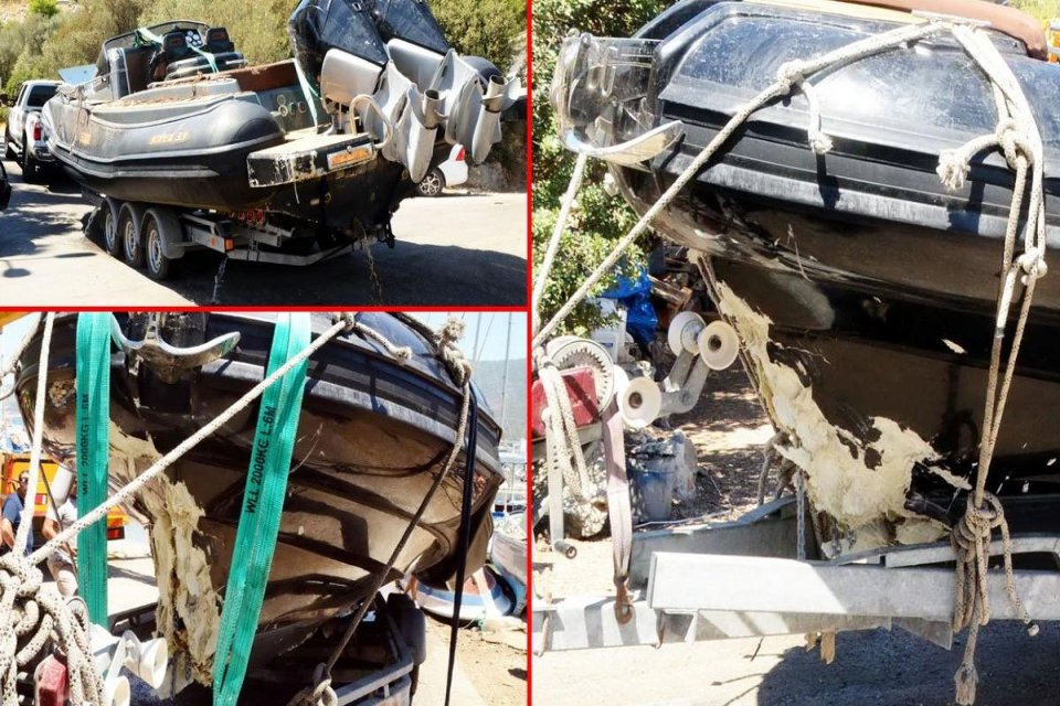 Muğla'nın Bodrum il&ccedil;esinde, iş insanı &Uuml;nal Pala ve eşi Evrim