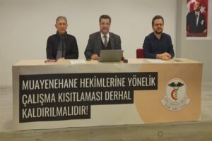 Muayenehane hekimlerinin özel sağlık kuruluşlarında işlem yapabilmesine sözleşme şartı getiren