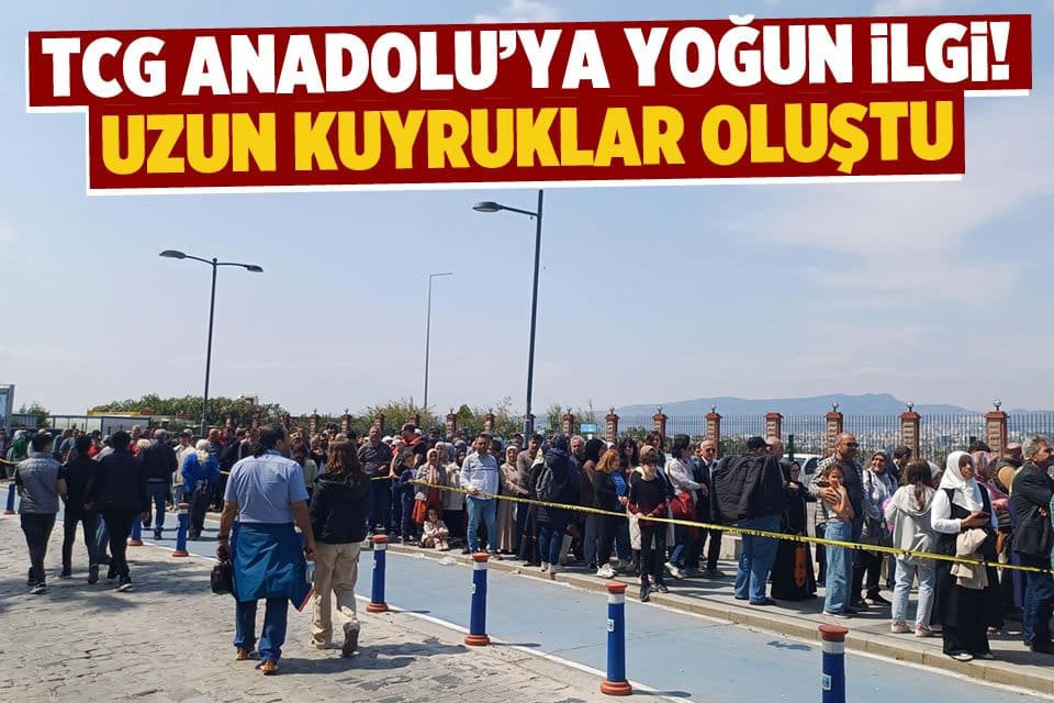 D&Uuml;NYA'nın ilk silahlı insansız hava aracı gemisi TCG Anadolu, İzmir'de