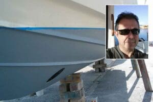 İZMİR'in Karaburun il&ccedil;esinde, iddiaya g&ouml;re tekne tamiri yaptığı sırada yaklaşık