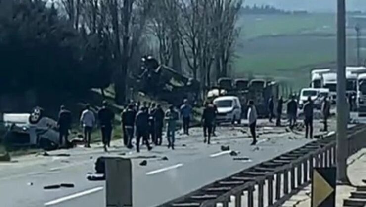 TEM Silivri’de kaza: 6 kişi hayatını kaybetti